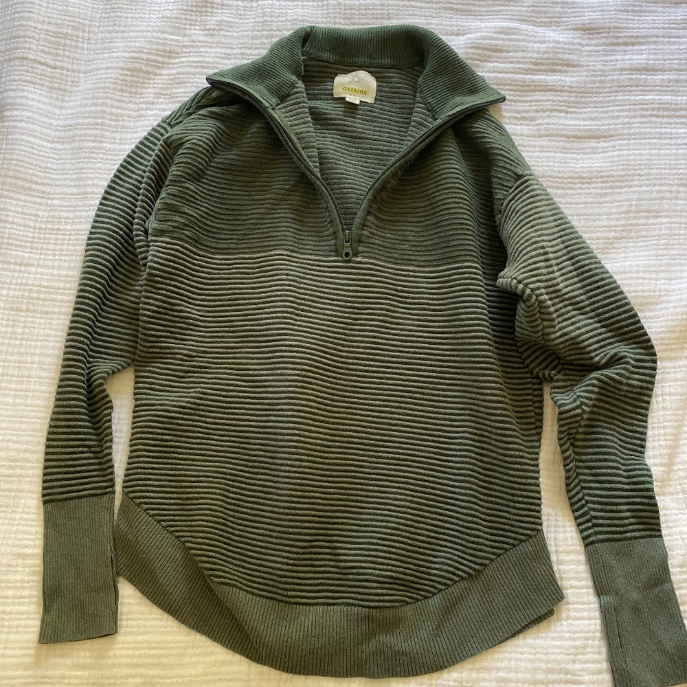 Aerie offline half zip pullover size xs